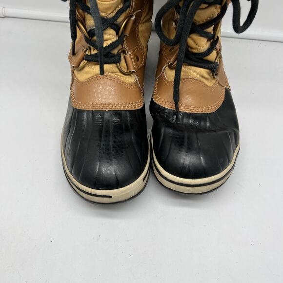 Sorel Boots Womens 7 Tofino II Tall Winter Snow Tan NL 2332 373 Faux Fur - Picture 7 of 10